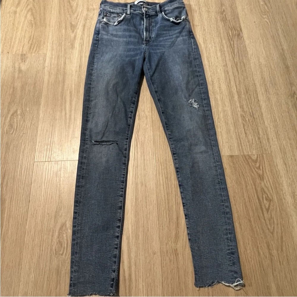 Agolde Men’s Sophie Skinny Jeans Distressed